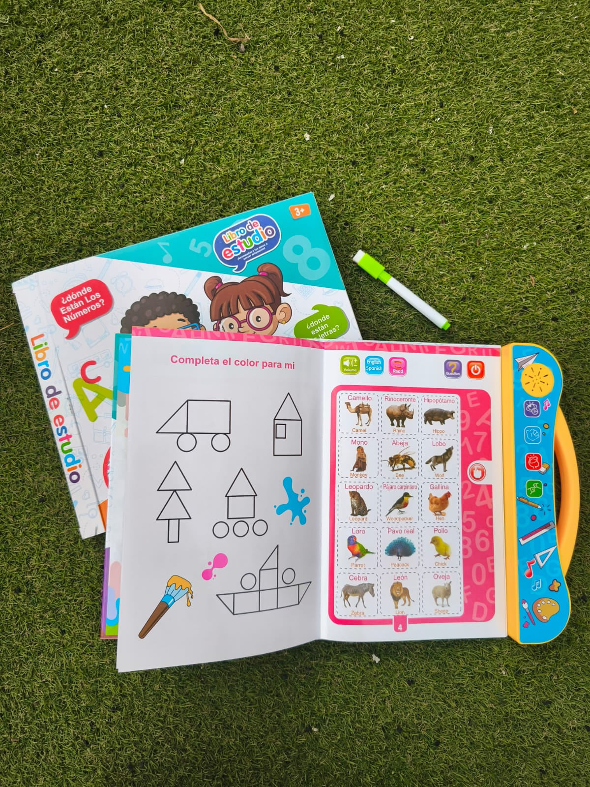 Libro Mágico Interactivo Pequeños Genios Español e Inglés 📚