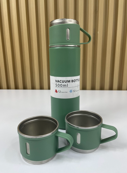 Termo Vacuum + REGALO 🎁 exclusivo de 2 Tazas ☕☕
