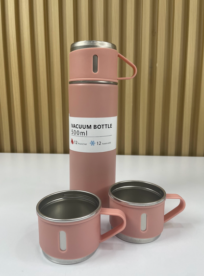 Termo Vacuum + REGALO 🎁 exclusivo de 2 Tazas ☕☕