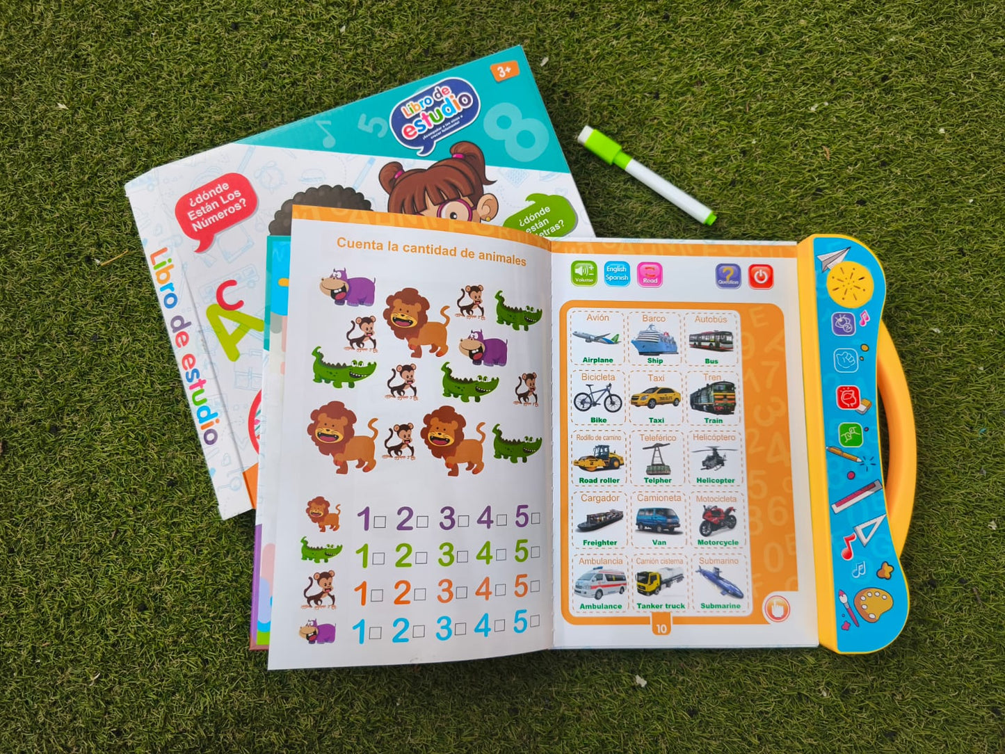 Libro Mágico Interactivo Pequeños Genios Español e Inglés 📚