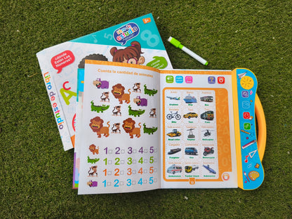 Libro Mágico Interactivo Pequeños Genios Español e Inglés 📚